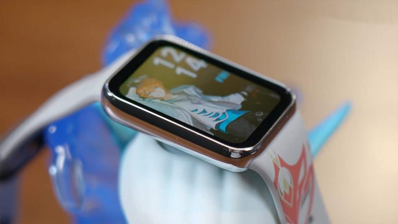 Xiaomi Band 8 Pro Genshin Impact Edition còn được trang bị màn hình AMOLED rộng 1.74 inch. Nguồn: Weibo. Xiaomi Band 8 Pro Genshin Impact Edition còn được trang bị màn hình AMOLED rộng 1.74 inch. Nguồn: Weibo.