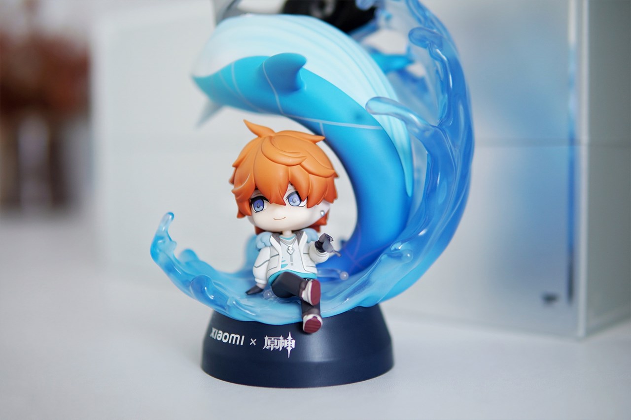 Figure trang trí kiêm đế sạc cho Xiaomi Band 8 Pro Genshin Impact Edition. Nguồn: Weibo Figure trang trí kiêm đế sạc cho Xiaomi Band 8 Pro Genshin Impact Edition. Nguồn: Weibo